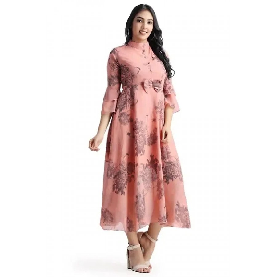 N  PG Gowns, Women Gowns, Latest Designed Women Dress Gown Printed Gowns for Women||