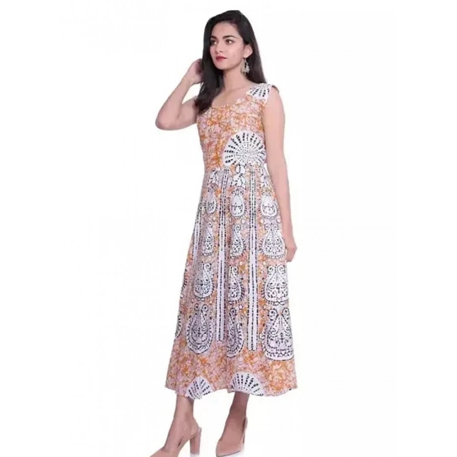 Stunning Printed Cotton Kurta For Women