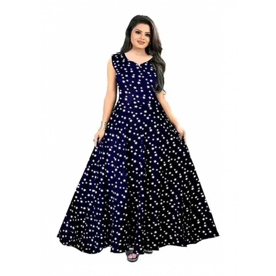 Stylish Fancy Rayon Ethnic Gowns For Women