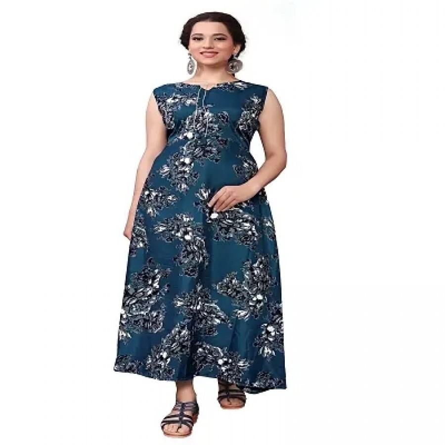 Stylish Printed Gown for Women