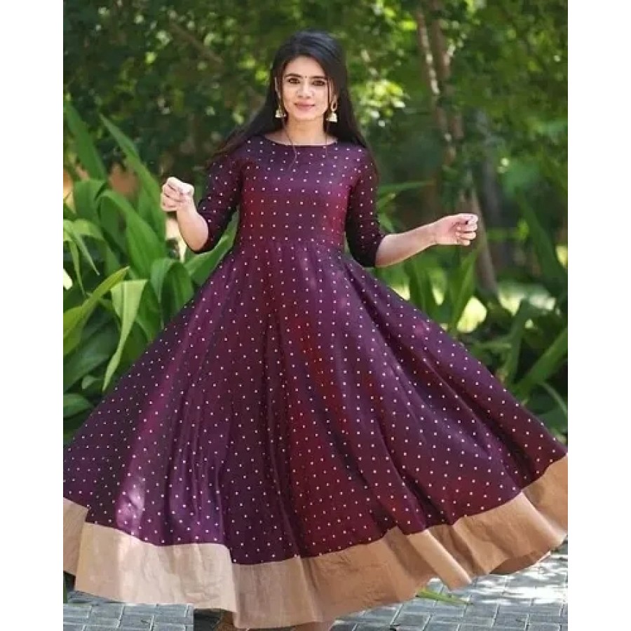 Stylish Taffeta Ethnic Gowns For Women