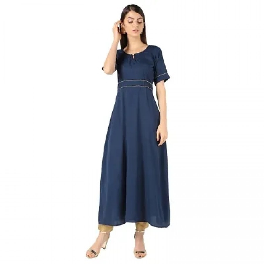 Women's Crepe Ethnic Gown