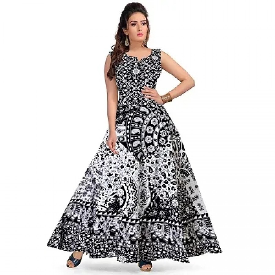 Women's Printed Cotton Gown