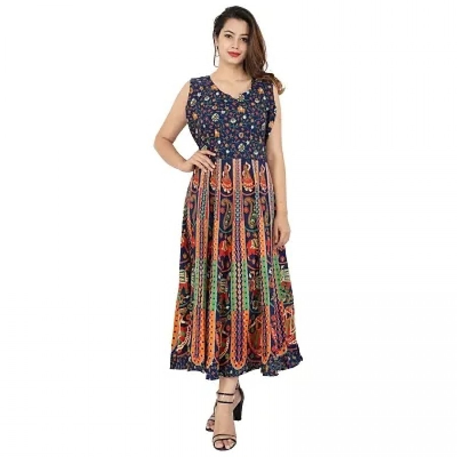 Women's Printed Cotton Gown