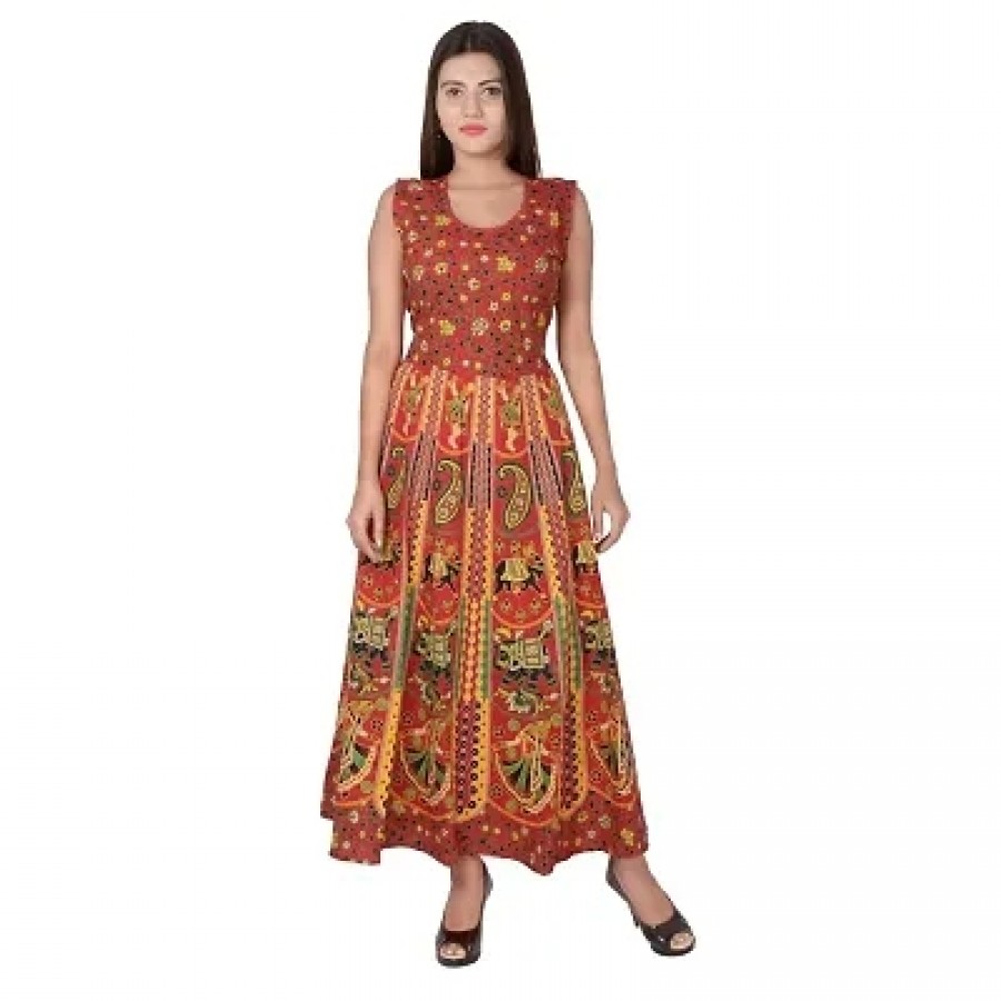 Women's Printed Cotton Gown