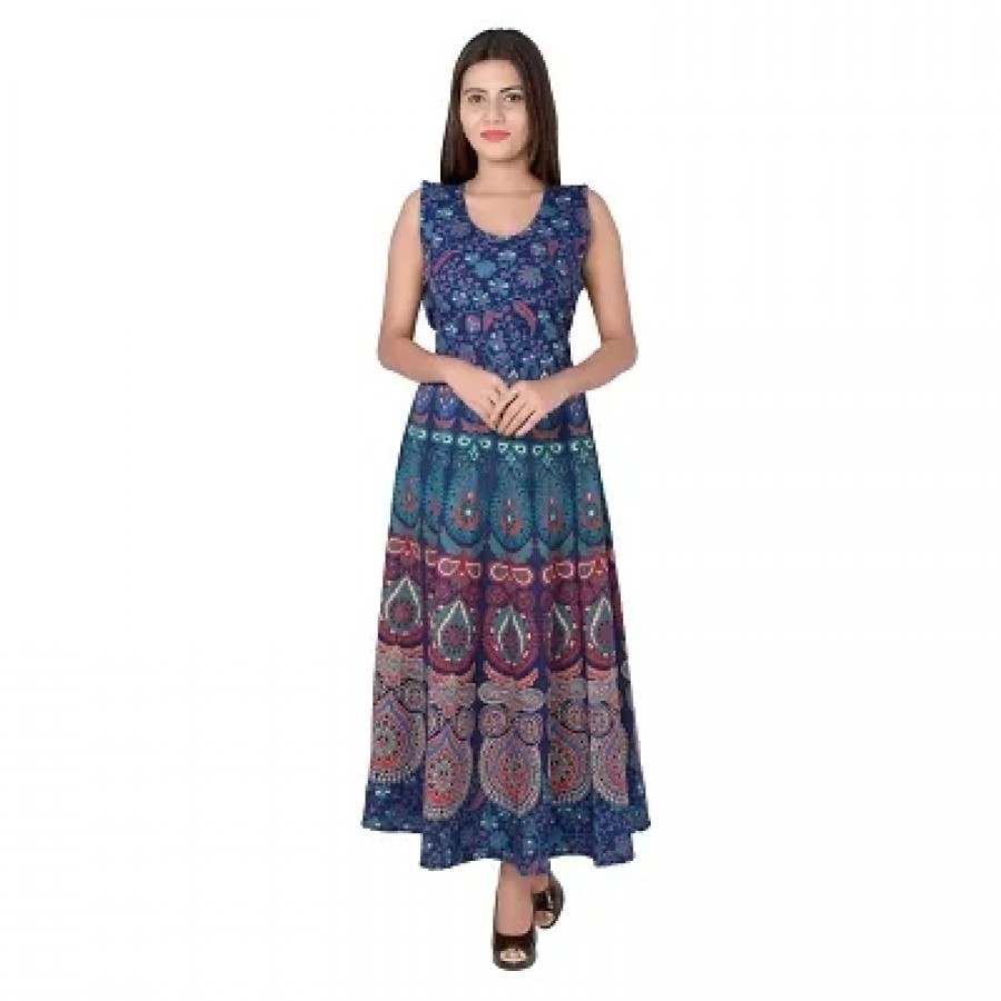 Women's Printed Cotton Gown