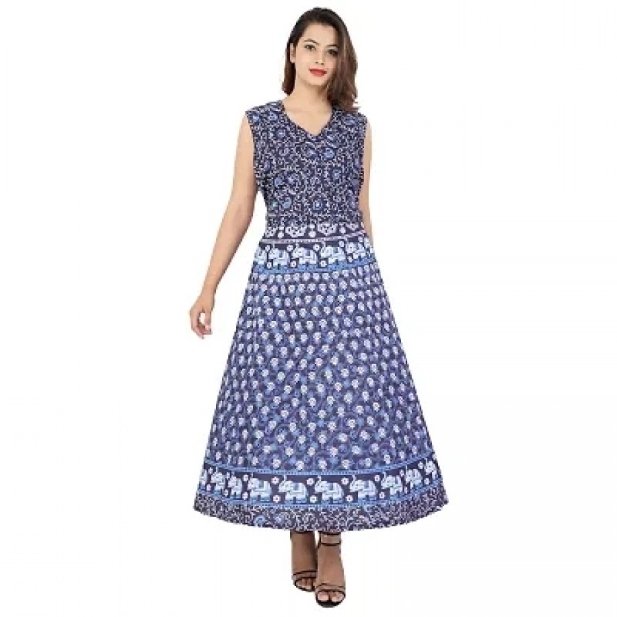 Women's Printed Cotton Gown