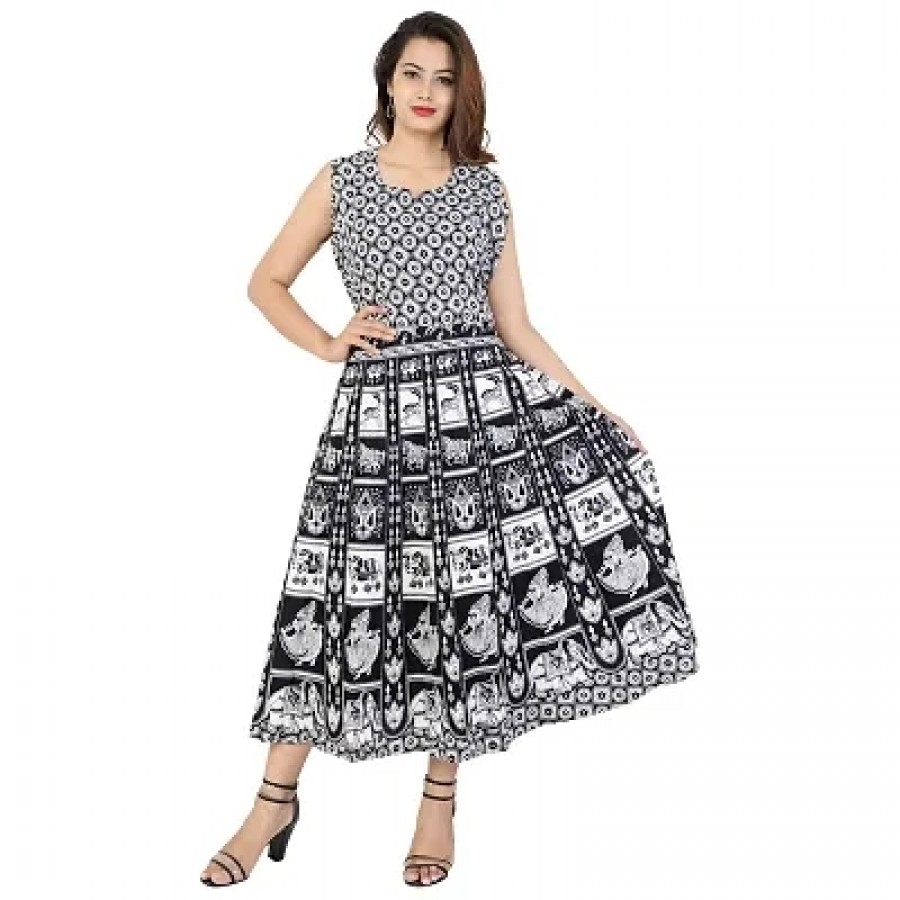 Women's Printed Cotton Gown