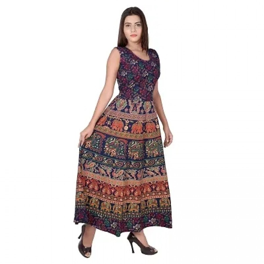 Women's Printed Cotton Gown