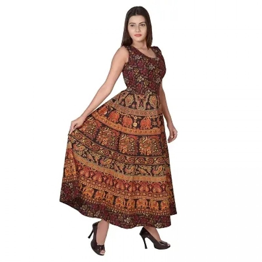 Women's Printed Cotton Gown