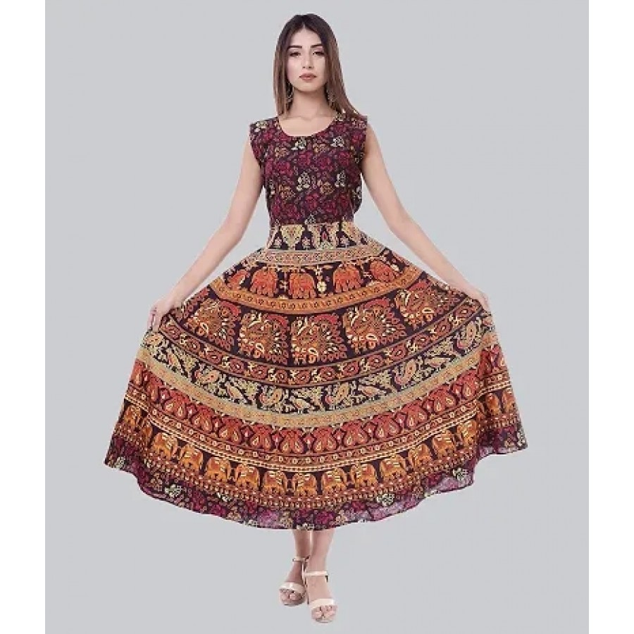 Women's Printed Cotton Gown