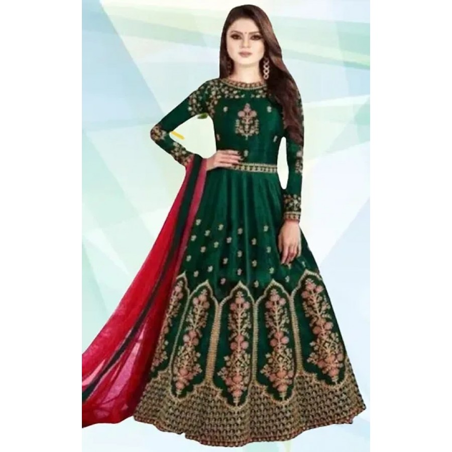 womans Emrodari Semi-Stichad Gown