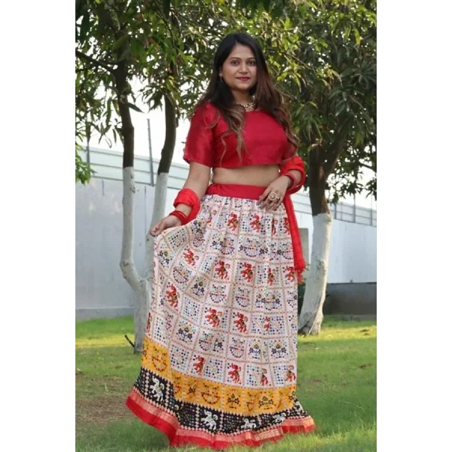 Attractive Lehenga Cotton Digital Print For Women