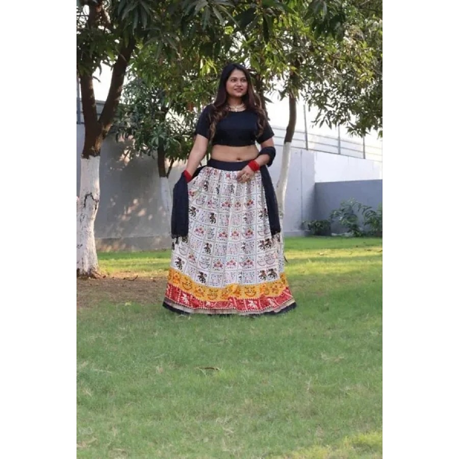 Attractive Lehenga Cotton Digital Print For Women