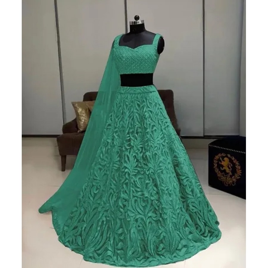 Attractive Net Lehenga For Women