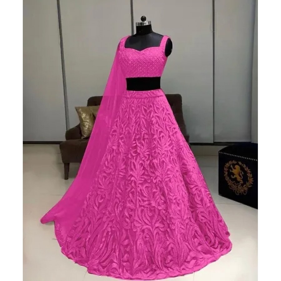 Attractive Net Lehenga For Women