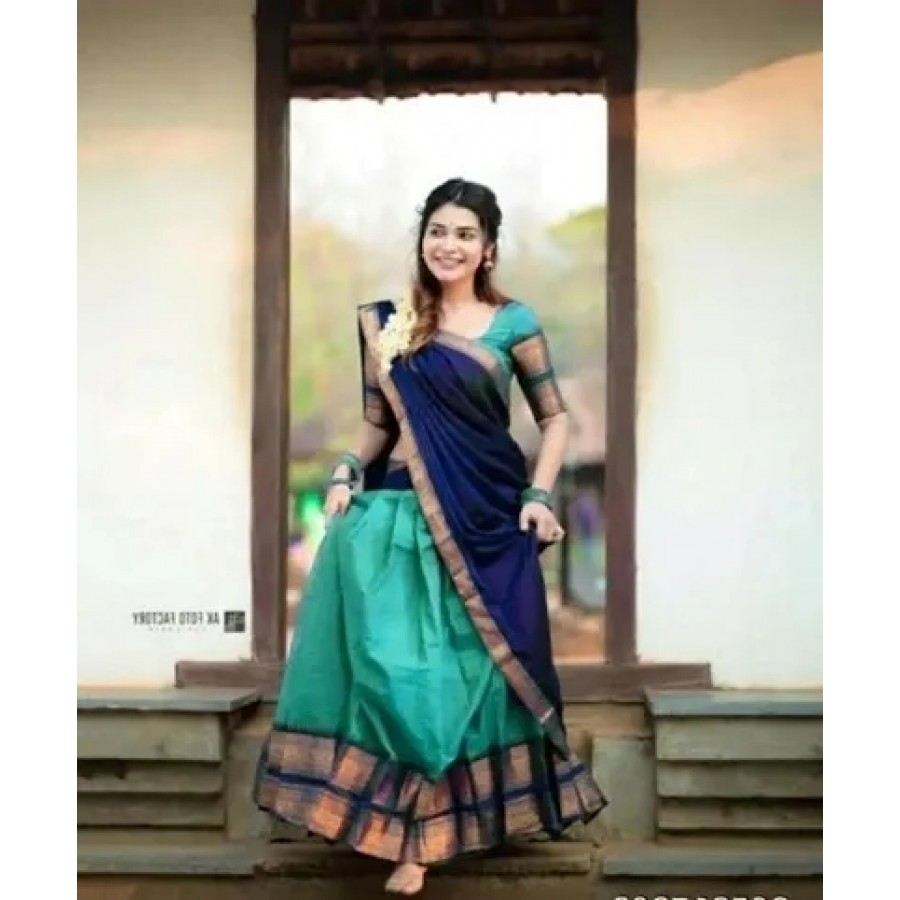 Classic Art Silk Jacquard Lehenga Choli for Women