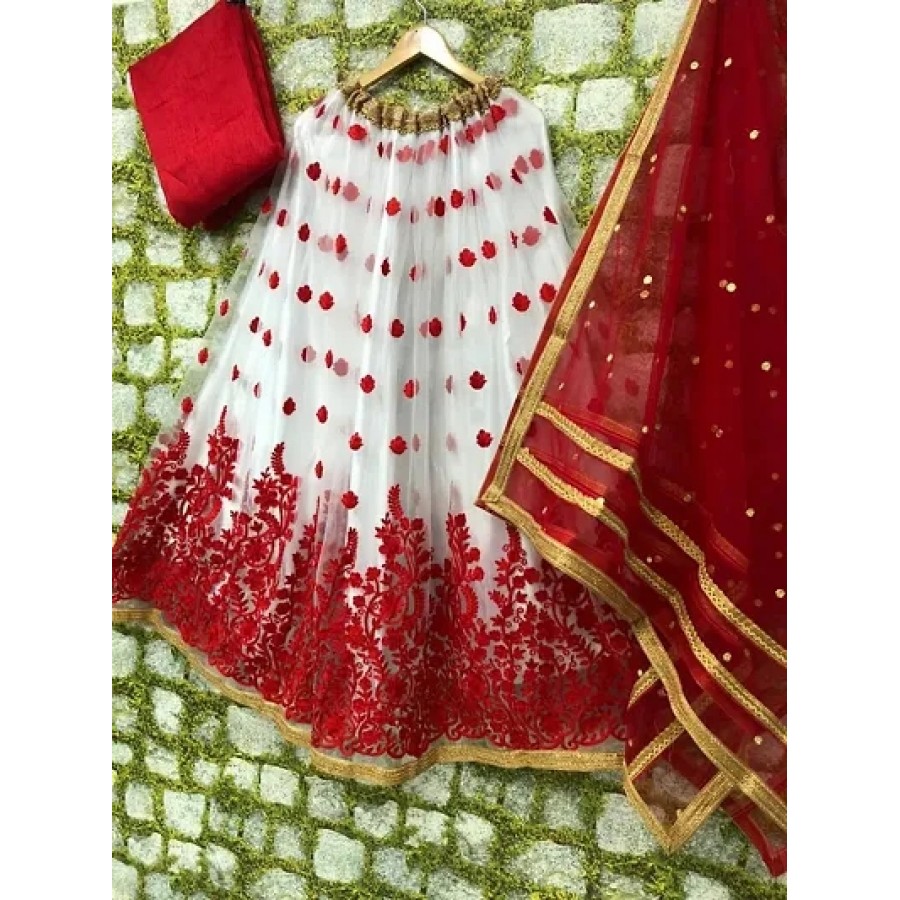 Stylish Silk Blend  Lehenga Choli Set For Women