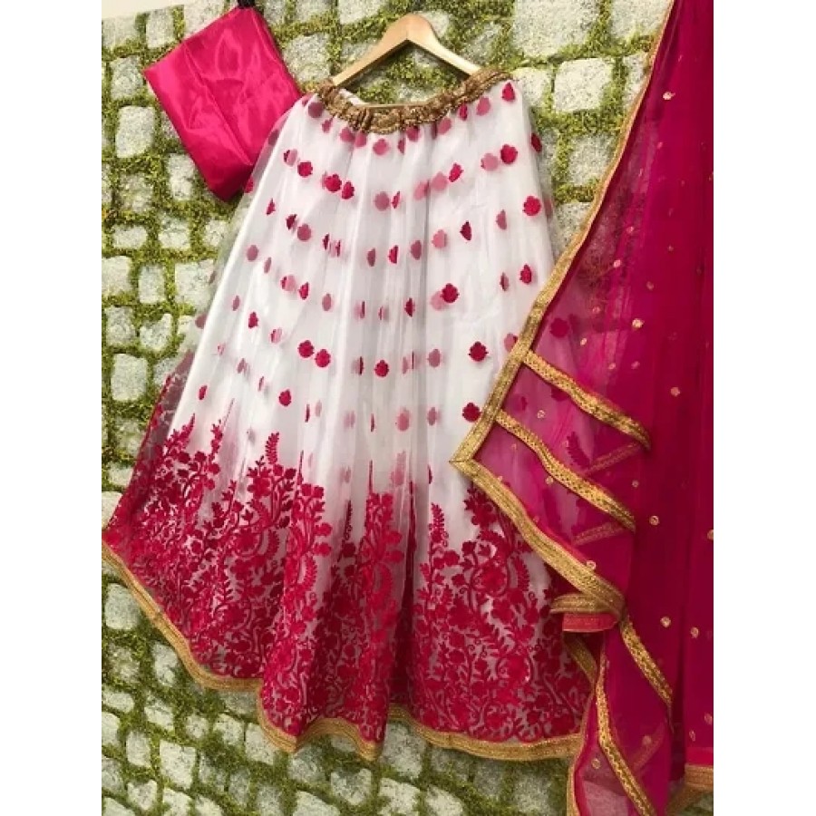 Stylish Silk Blend  Lehenga Choli Set For Women