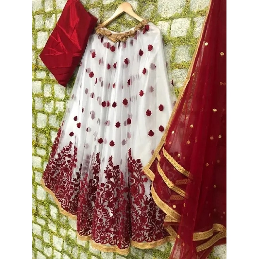 Stylish Silk Blend  Lehenga Choli Set For Women