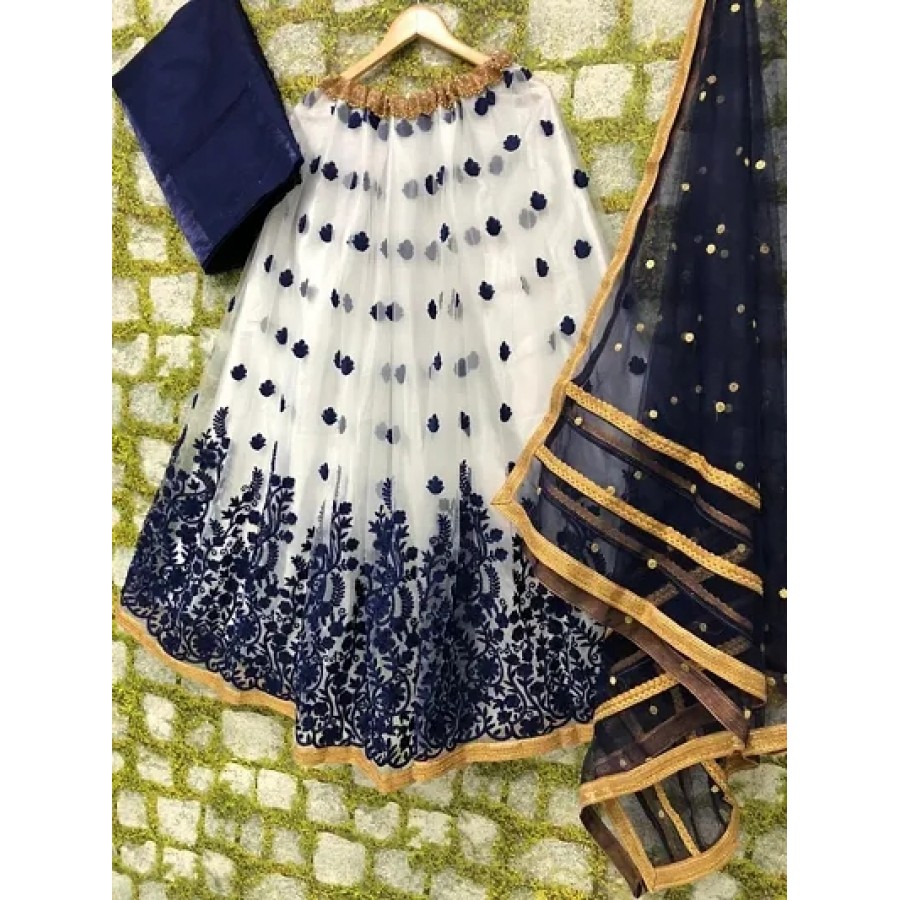 Stylish Silk Blend  Lehenga Choli Set For Women