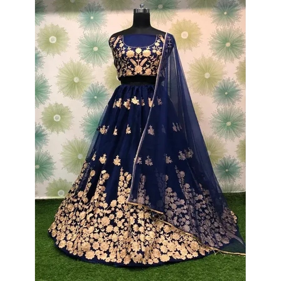 Stylish Silk Blend  Lehenga Choli Set For Women