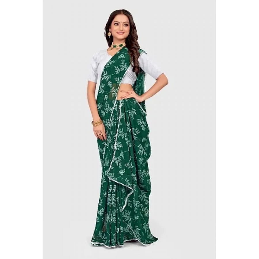 Daily Wear Georgette Saree with Blouse piece