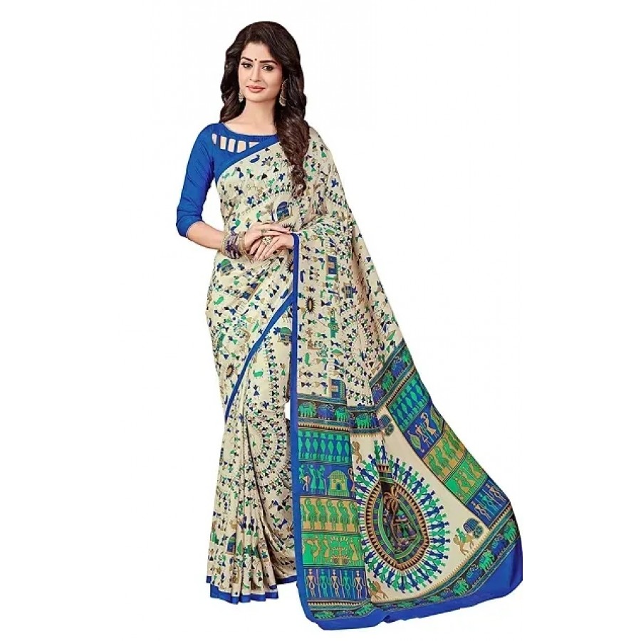 Sgm Printed Fashion Designer Saree