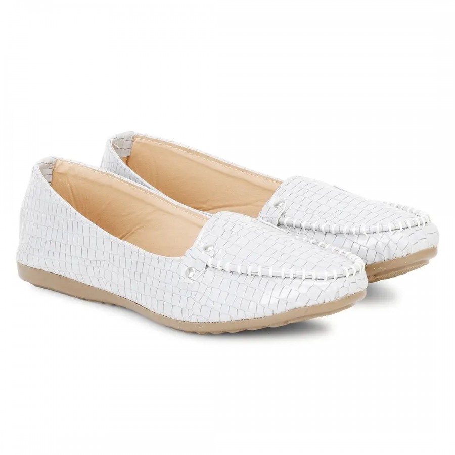 Dhairya Collection Ladies Latest Stylish Flat Loafer Shoe Bellies for Women