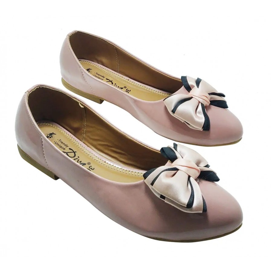 Diva:Trendy Unique You : Glossy Flat Ballerina Pumps for Women