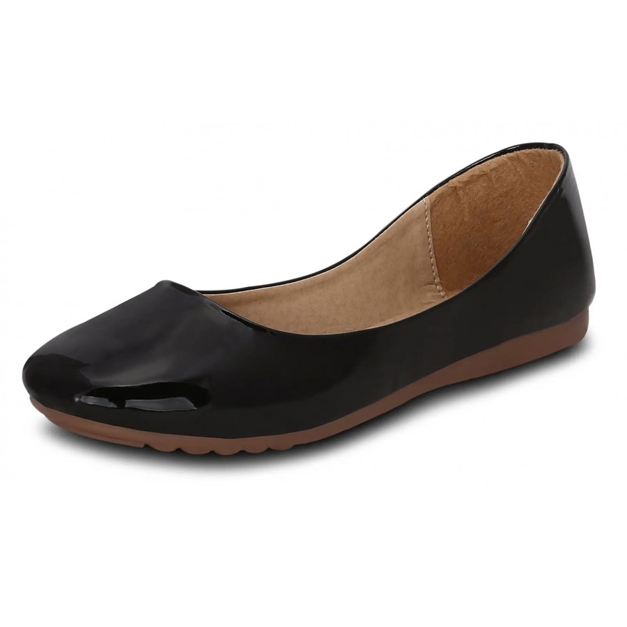 Get Glamr Women's Black Ballroom Shoes - 36 EU (LT-RK-4374-Black-3)