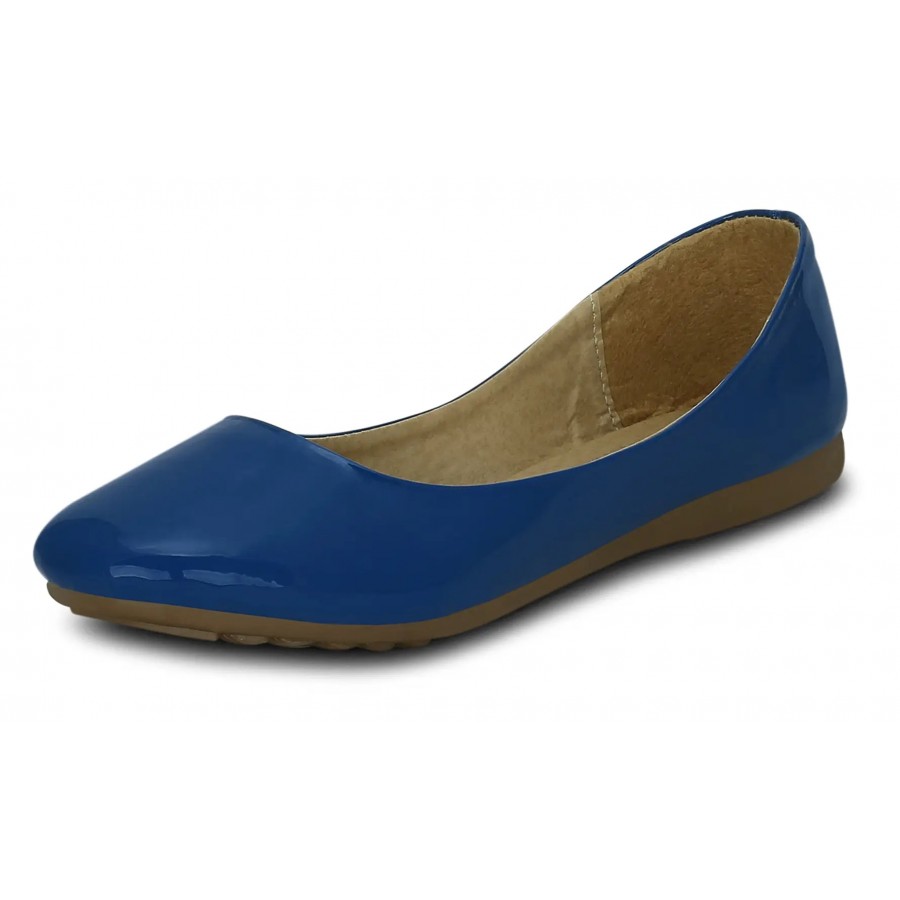 Get Glamr Women's Blue Ballroom Shoes - 39 EU (LT-RK-4374-Blue-6)