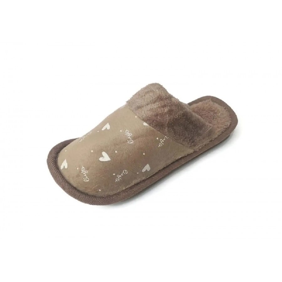 Men and Women Winter Fur Slippers (BROWN, numeric_8)