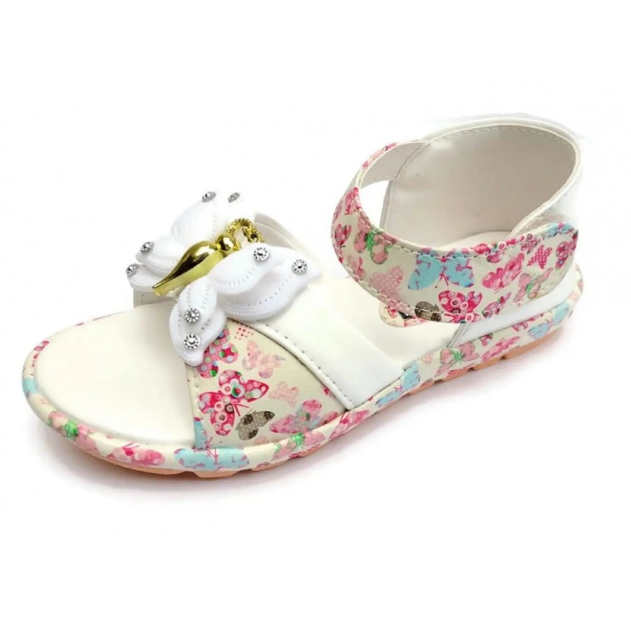 NEW AMERICAN Girls Pink White Beautiful Sandals