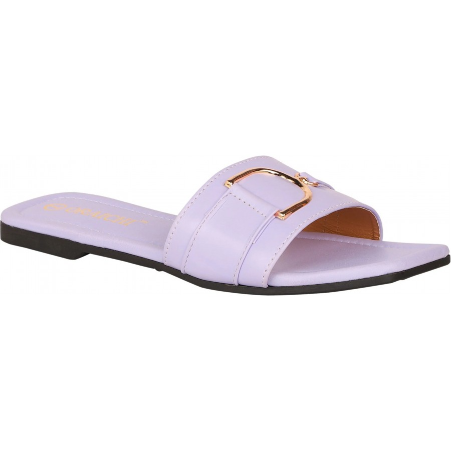 Stylish Fancy PVC Fashion Flats Sandals For Women