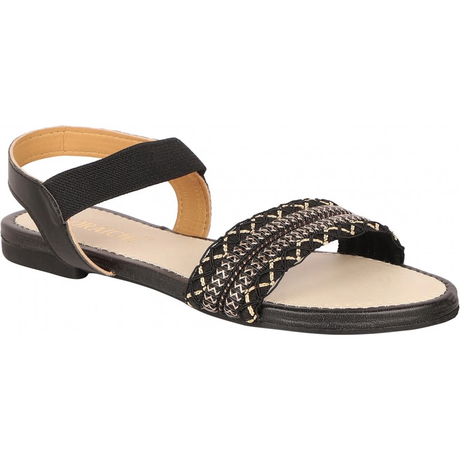 Stylish Fancy PVC Fashion Flats Sandals For Women