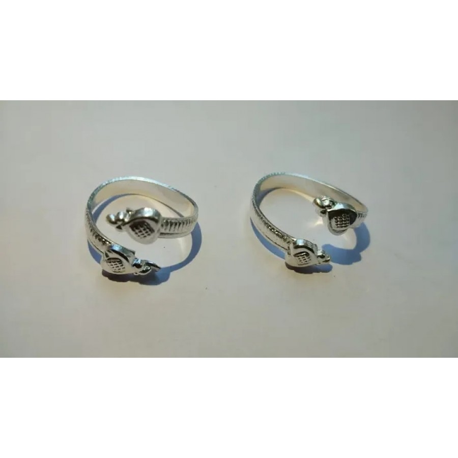 Beautiful Silver Plated Silver Toe Ring for Women  Girls