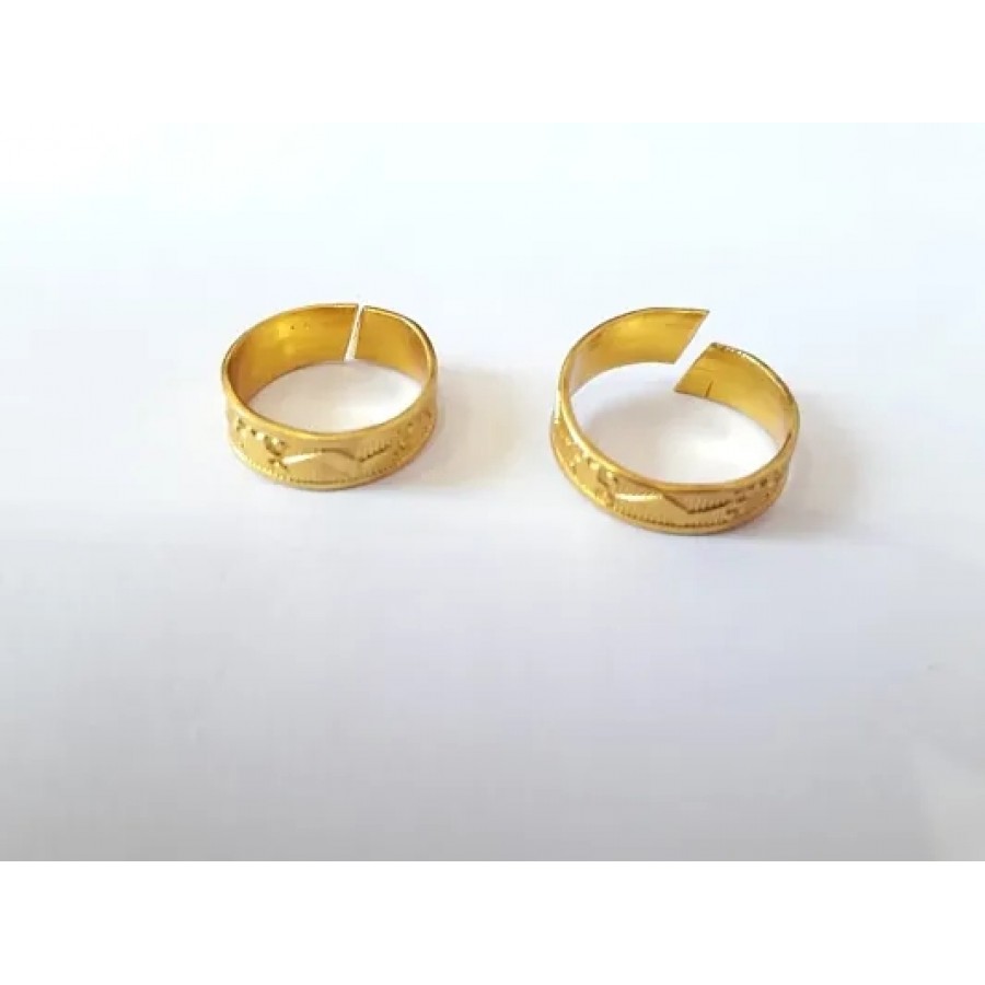 Golden Brass Toe Ring