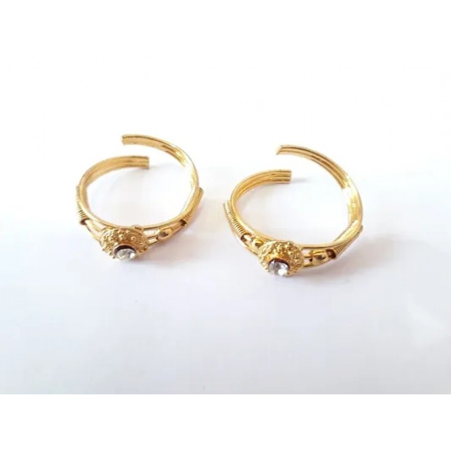 Golden Brass Toe Ring