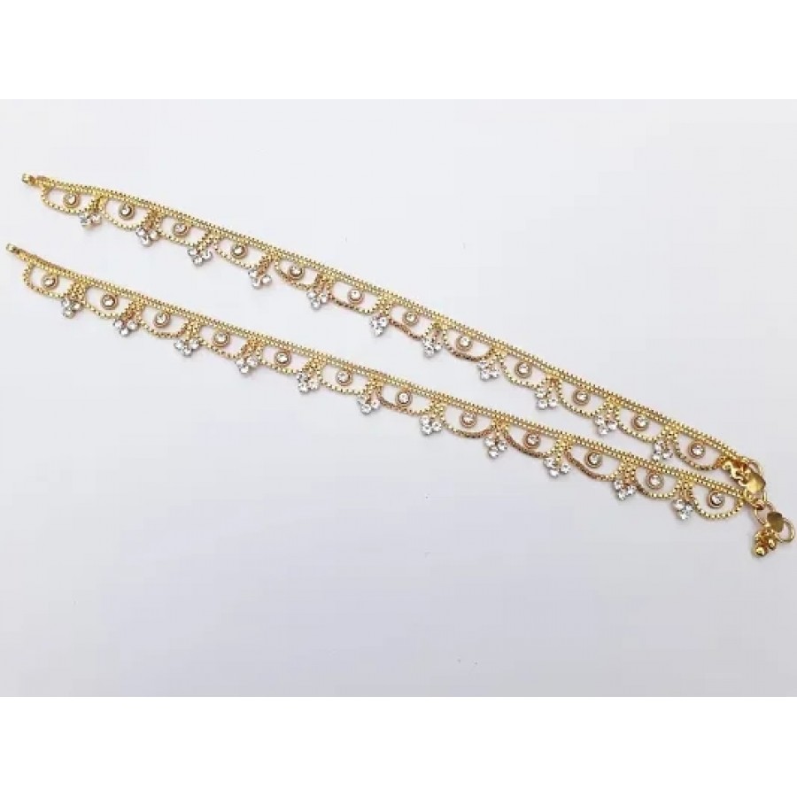 Golden German Silver Anklet