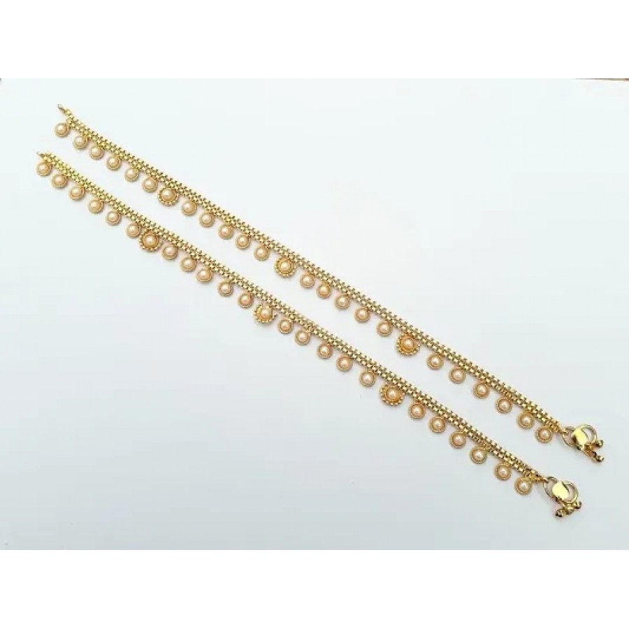 Golden German Silver Anklet