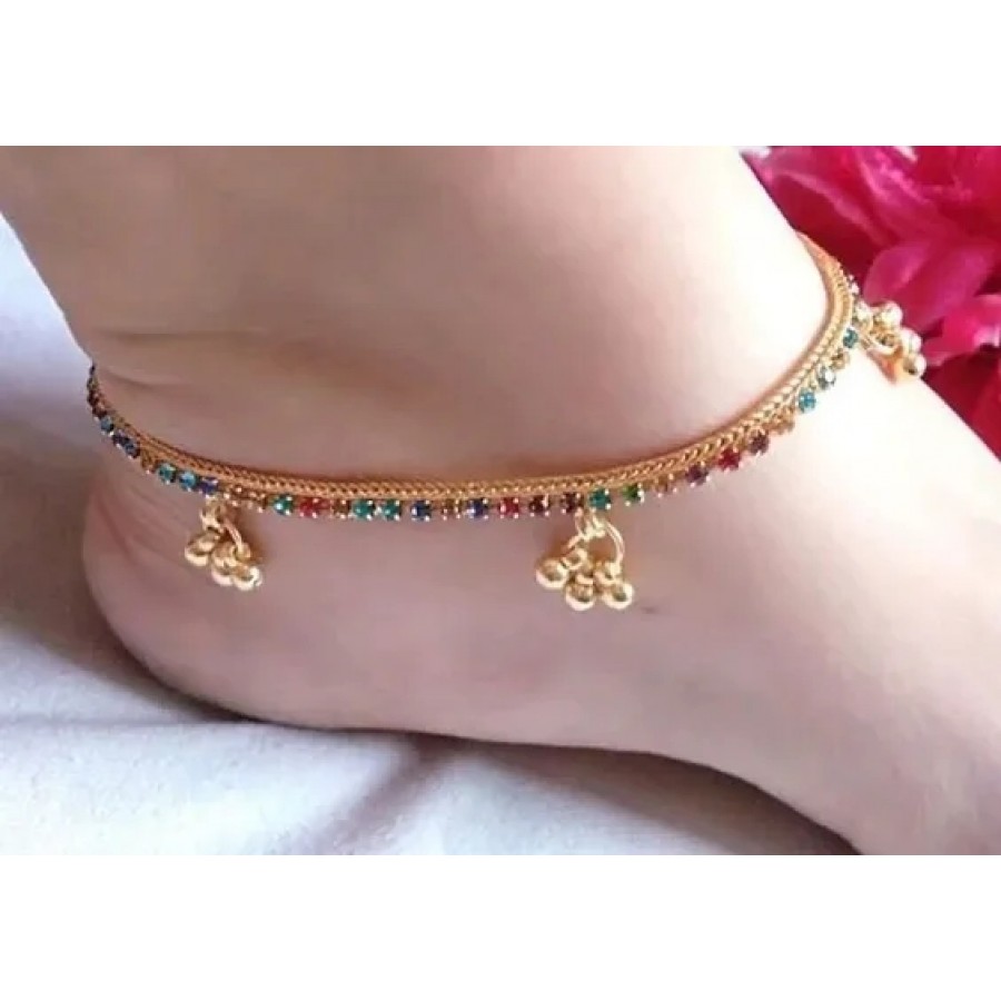 Ladies Beautiful Alloy Anklets