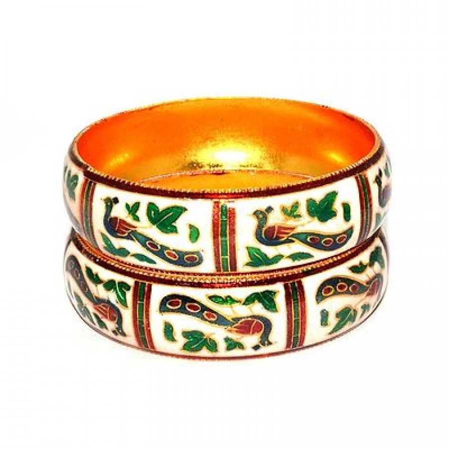 Multicoloured Contemporary Meenakari Rajasthani Bangles