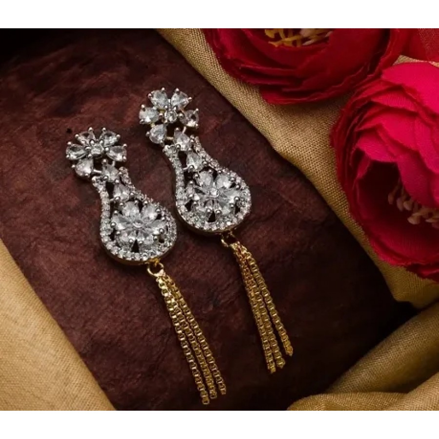 Beautiful Designer AD Alloy Earrings