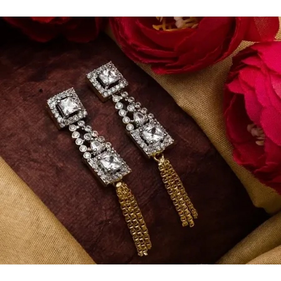 Beautiful Designer AD Alloy Earrings