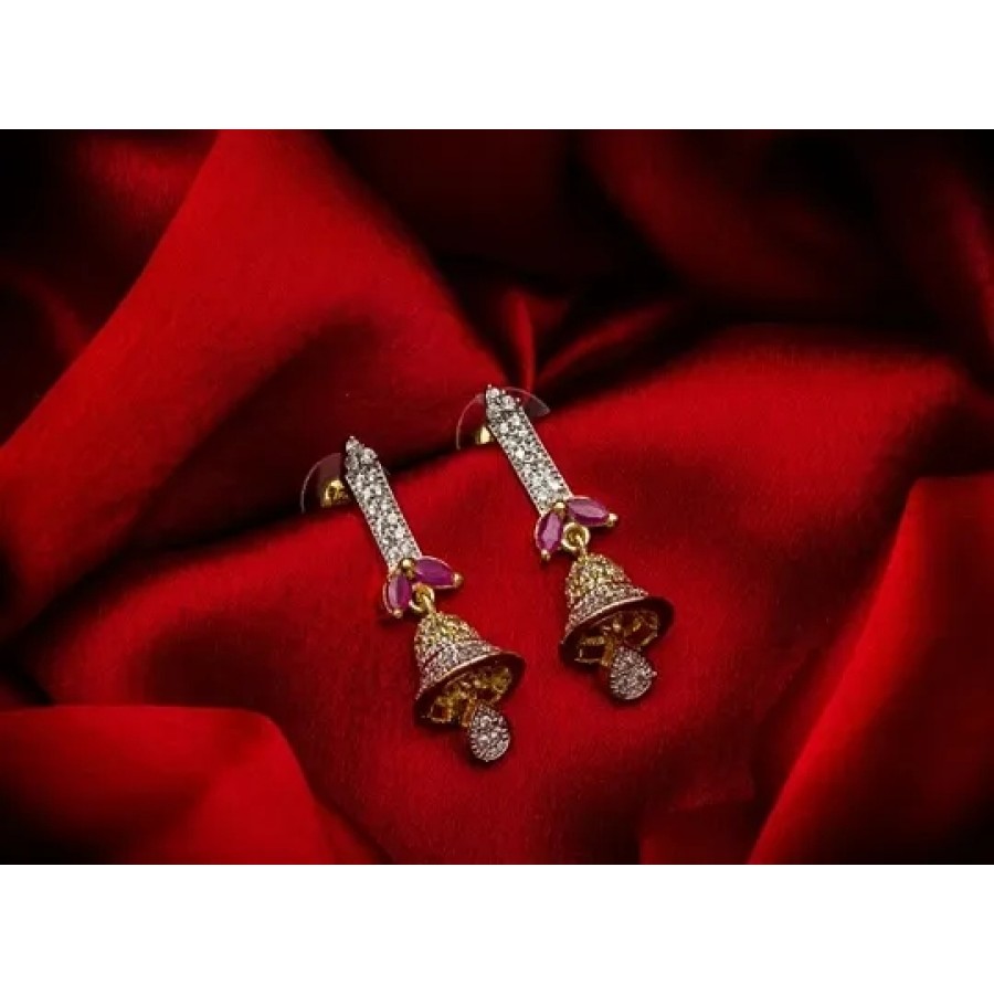 Beautiful Designer AD Drop Earrings