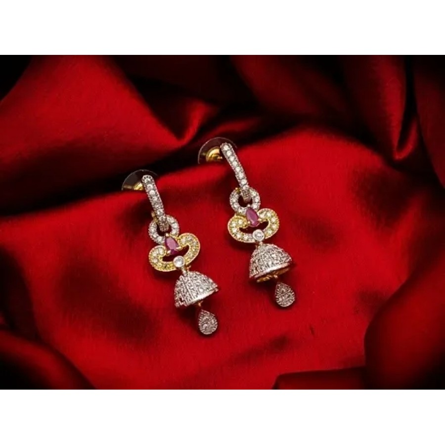 Beautiful Designer AD Drop Earrings