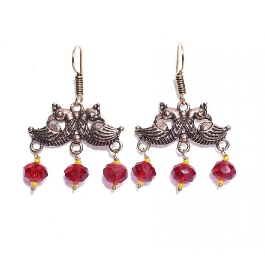 Ethnic peacock design Earring set