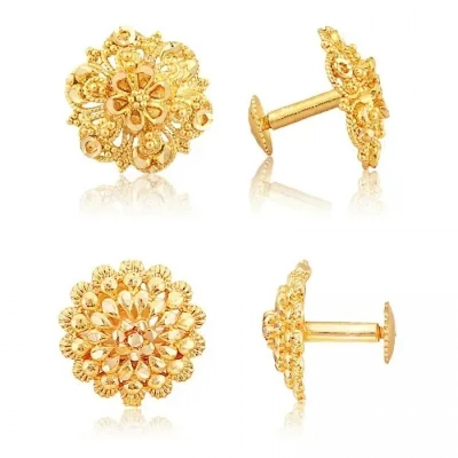 Traditional South Trend Alloy 1gm Gold Plated Earring Combo set.