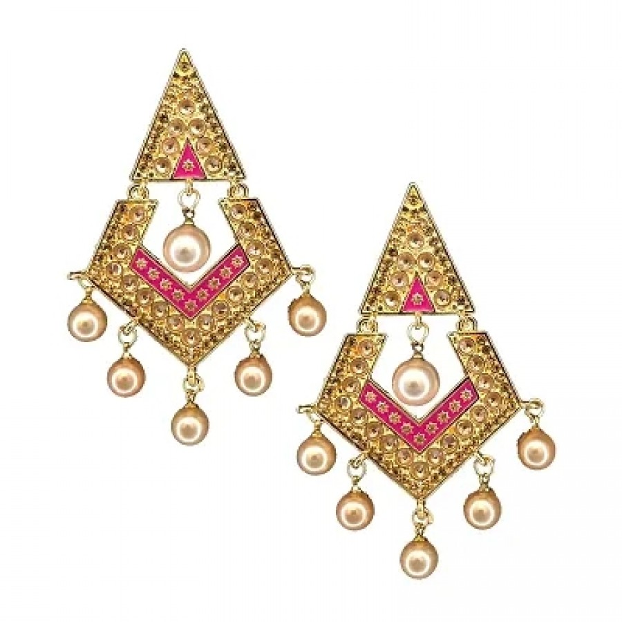 Trendy Designer Alloy Drop Earrings